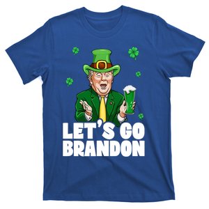 Lets Go Brandon St PatrickS Day Trump Beer And America Gift T-Shirt