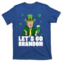 Lets Go Brandon St PatrickS Day Trump Beer And America Gift T-Shirt