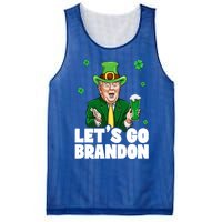 Lets Go Brandon St PatrickS Day Trump Beer And America Gift Mesh Reversible Basketball Jersey Tank