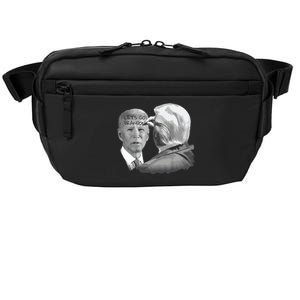 Lets Go Brandon Trump Writes On Bidens Forehead Crossbody Pack