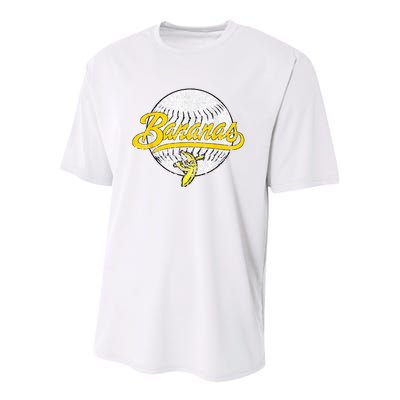 LetS Go Bananas Youth Performance Sprint T-Shirt