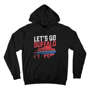 LetS Go Buffalo New York Buffalo Sports Fan Buffalo Hoodie