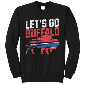 LetS Go Buffalo New York Buffalo Sports Fan Buffalo Sweatshirt