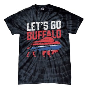 LetS Go Buffalo New York Buffalo Sports Fan Buffalo Tie-Dye T-Shirt