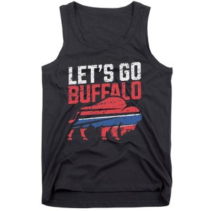 LetS Go Buffalo New York Buffalo Sports Fan Buffalo Tank Top