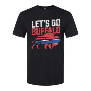 LetS Go Buffalo New York Buffalo Sports Fan Buffalo Softstyle CVC T-Shirt