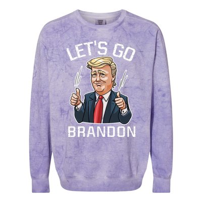 Let's Go Brandon Lets Go Brandon Lets Go Brandon Let's Go Brandon Colorblast Crewneck Sweatshirt