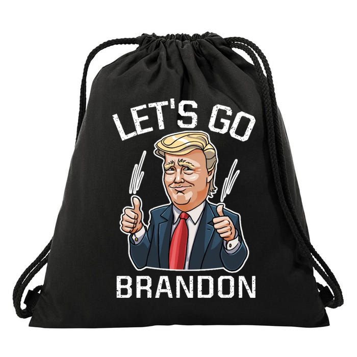 Let's Go Brandon Lets Go Brandon Lets Go Brandon Let's Go Brandon Drawstring Bag