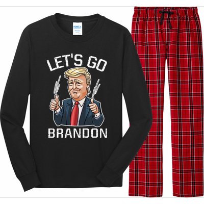 Let's Go Brandon Lets Go Brandon Lets Go Brandon Let's Go Brandon Long Sleeve Pajama Set