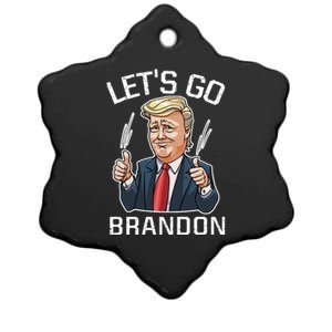 Let's Go Brandon Lets Go Brandon Lets Go Brandon Let's Go Brandon Ceramic Star Ornament