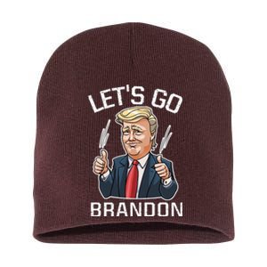 Let's Go Brandon Lets Go Brandon Lets Go Brandon Let's Go Brandon Short Acrylic Beanie