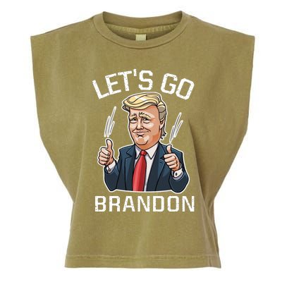 Let's Go Brandon Lets Go Brandon Lets Go Brandon Let's Go Brandon Garment-Dyed Women's Muscle Tee