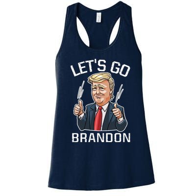 Let's Go Brandon Lets Go Brandon Lets Go Brandon Let's Go Brandon Women's Racerback Tank