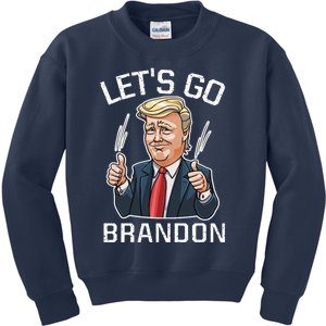 Let's Go Brandon Lets Go Brandon Lets Go Brandon Let's Go Brandon Kids Sweatshirt