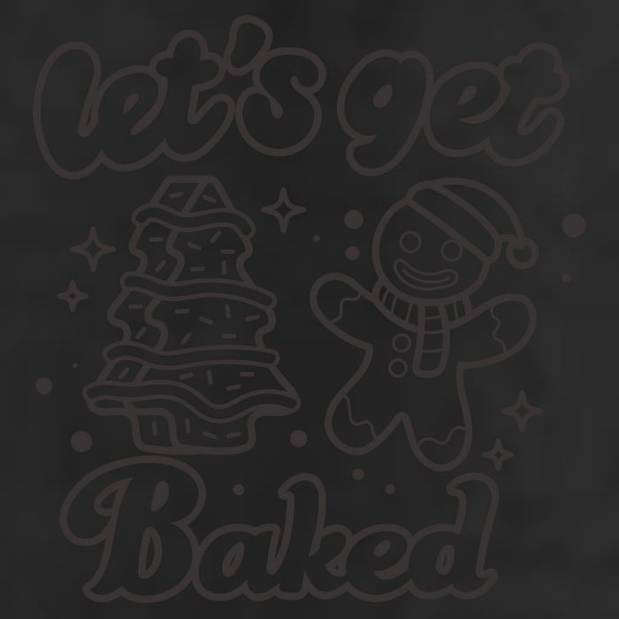 Lets Get Baked Funny Christmas Gingerbread 11oz C Handle Ceramic Mug