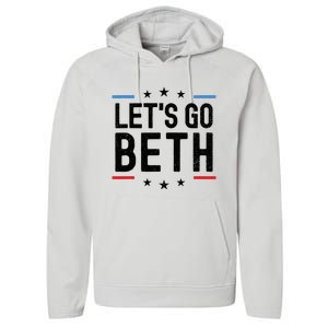 Lets Go Beth Name Personalized Men Birthday Custom Performance Fleece Hoodie