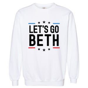 Lets Go Beth Name Personalized Men Birthday Custom Garment-Dyed Sweatshirt