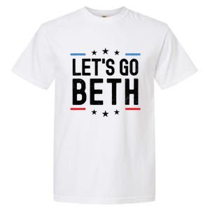 Lets Go Beth Name Personalized Men Birthday Custom Garment-Dyed Heavyweight T-Shirt