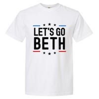 Lets Go Beth Name Personalized Men Birthday Custom Garment-Dyed Heavyweight T-Shirt