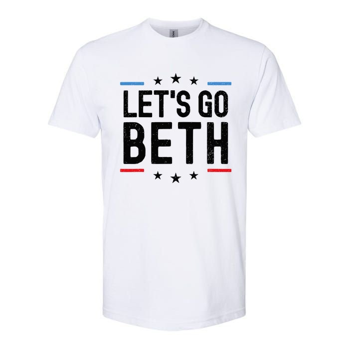 Lets Go Beth Name Personalized Men Birthday Custom Softstyle CVC T-Shirt