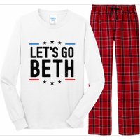 Lets Go Beth Name Personalized Men Birthday Custom Long Sleeve Pajama Set