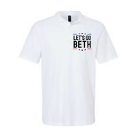 Lets Go Beth Name Personalized Men Birthday Custom Softstyle Adult Sport Polo