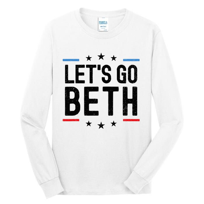 Lets Go Beth Name Personalized Men Birthday Custom Tall Long Sleeve T-Shirt