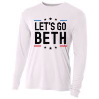 Lets Go Beth Name Personalized Men Birthday Custom Cooling Performance Long Sleeve Crew