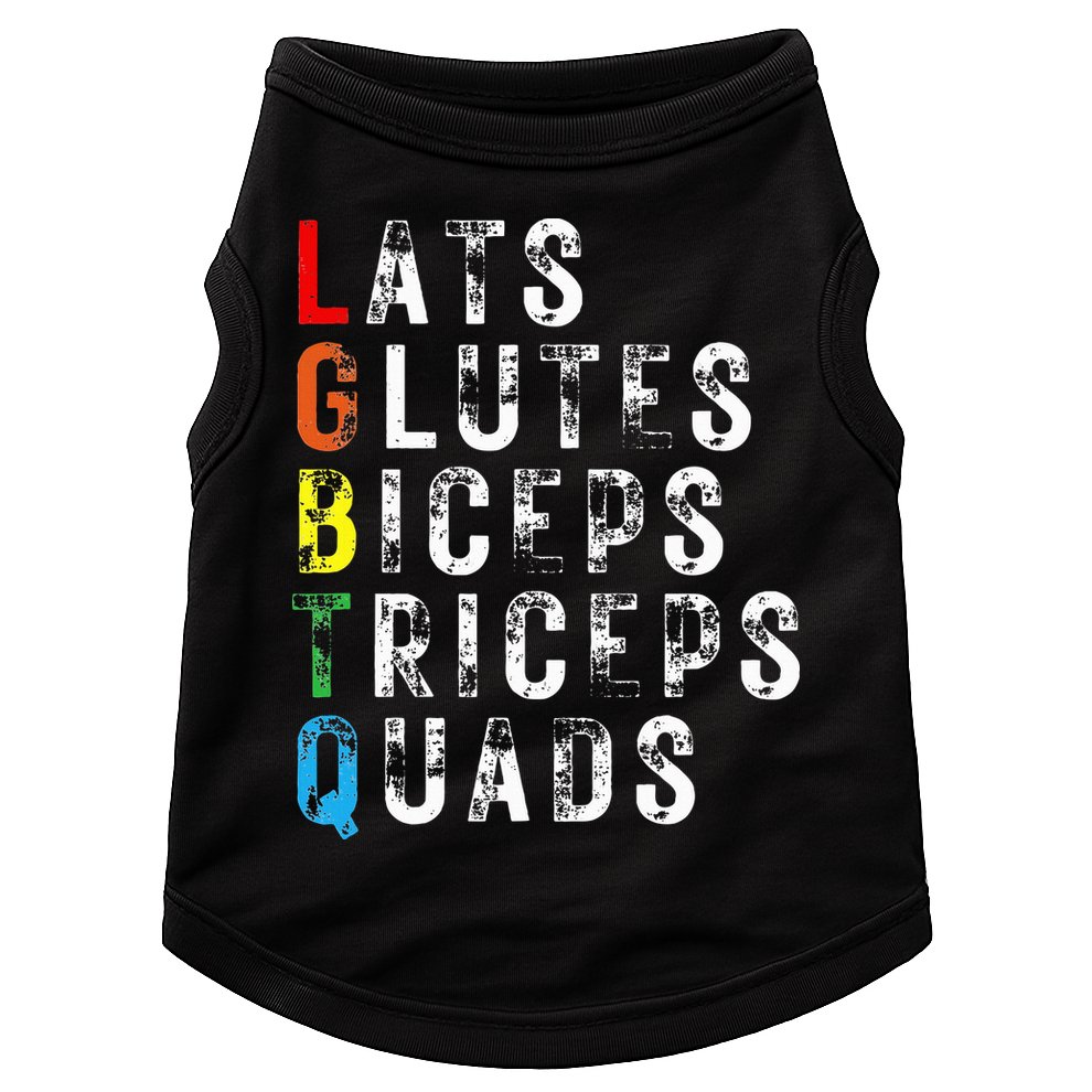 Lats Glutes Biceps Triceps Quads Lgbtq Doggie Tank