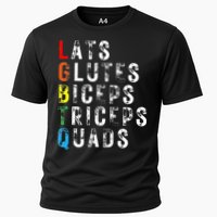 Lats Glutes Biceps Triceps Quads Lgbtq Cooling Performance Crew T-Shirt
