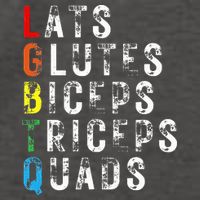 Lats Glutes Biceps Triceps Quads Lgbtq Vector Backpack