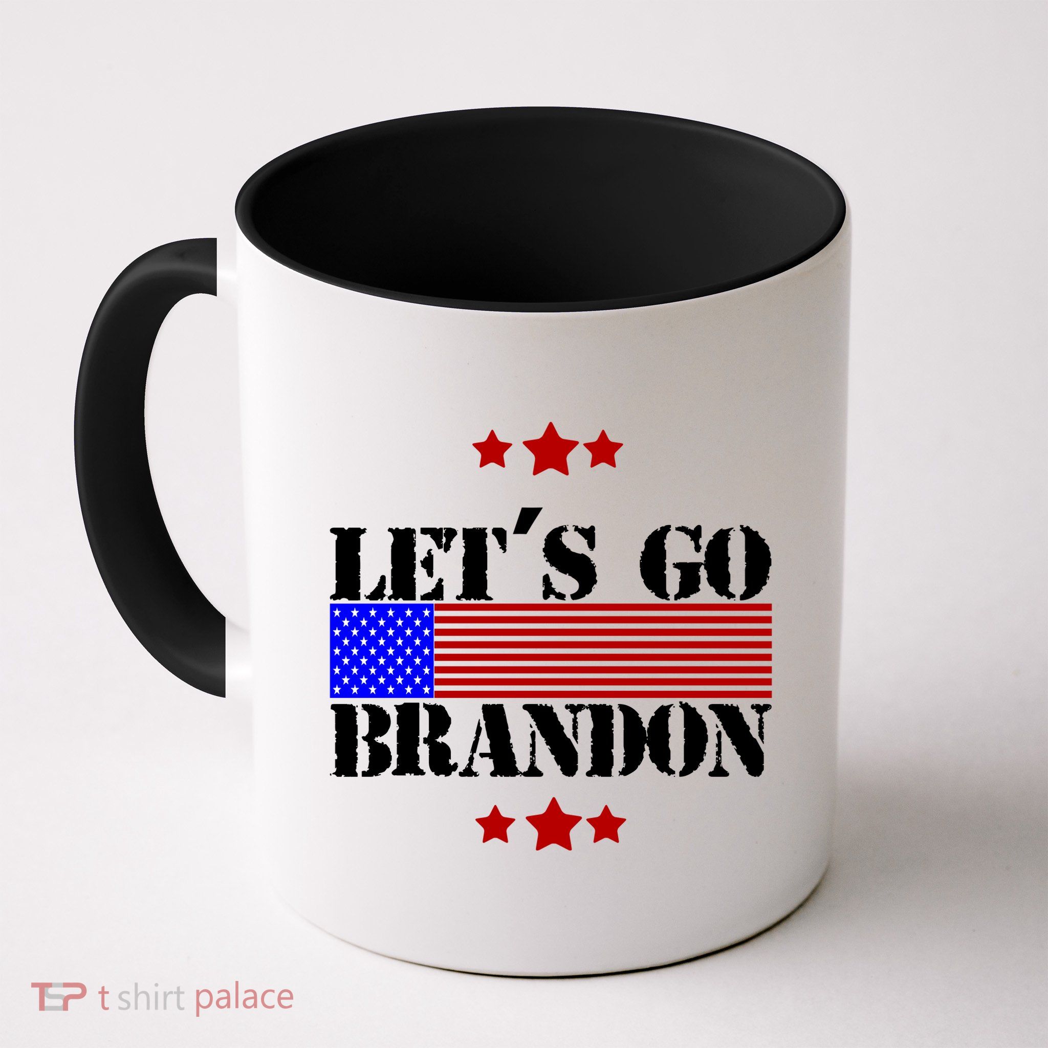 Let's Go Brandon Biden Chant USA Flag Mug