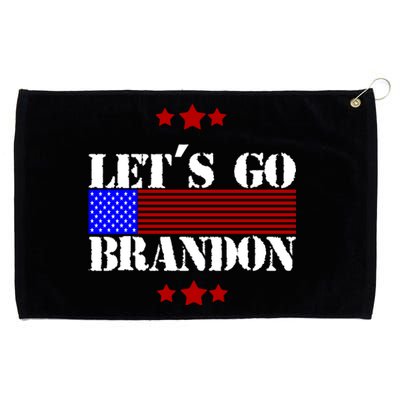 Let's Go Brandon Biden Chant USA Flag Grommeted Golf Towel