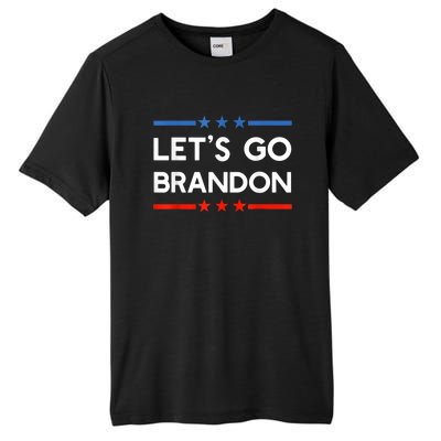 Let’s Go Brandon Conservative US Flag Gift Tall Fusion ChromaSoft Performance T-Shirt