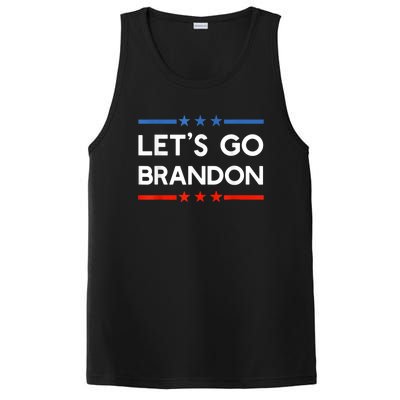 Let’s Go Brandon Conservative US Flag Gift PosiCharge Competitor Tank