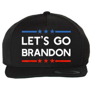 Let’s Go Brandon Conservative US Flag Gift Wool Snapback Cap