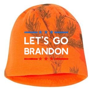 Let’s Go Brandon Conservative US Flag Gift Kati - Camo Knit Beanie