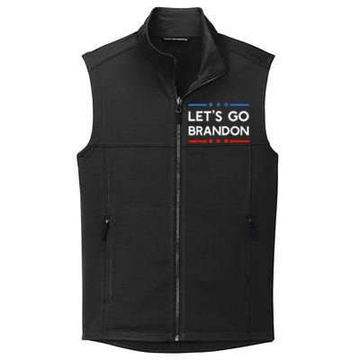 Let’s Go Brandon Conservative US Flag Gift Collective Smooth Fleece Vest