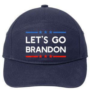 Let’s Go Brandon Conservative US Flag Gift 7-Panel Snapback Hat