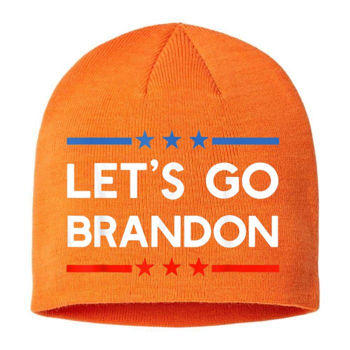 Let’s Go Brandon Conservative US Flag Gift Sustainable Beanie