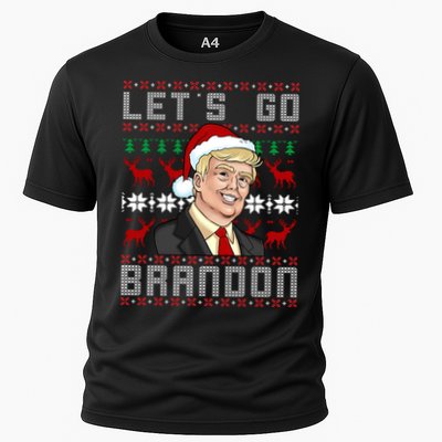 Let's Go Brandon Pro Trump Impeach 46 FJB Biden Ugly Christmas Performance Shirt