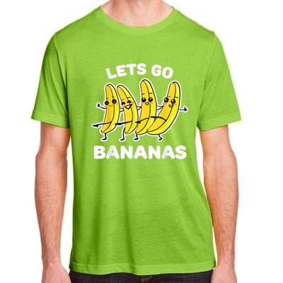 Lets Go Bananas | Funny Fruit Pun Adult ChromaSoft Performance T-Shirt