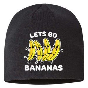 Lets Go Bananas | Funny Fruit Pun Sustainable Beanie