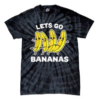 Lets Go Bananas | Funny Fruit Pun Tie-Dye T-Shirt