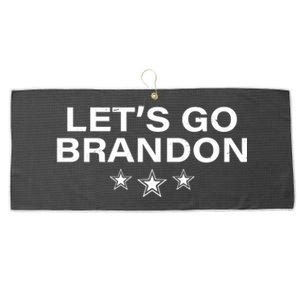 LetS Go Brandon Joe Biden Chant Impeach Biden Large Microfiber Waffle Golf Towel