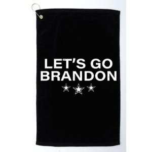 LetS Go Brandon Joe Biden Chant Impeach Biden Platinum Collection Golf Towel