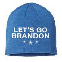 LetS Go Brandon Joe Biden Chant Impeach Biden Sustainable Beanie