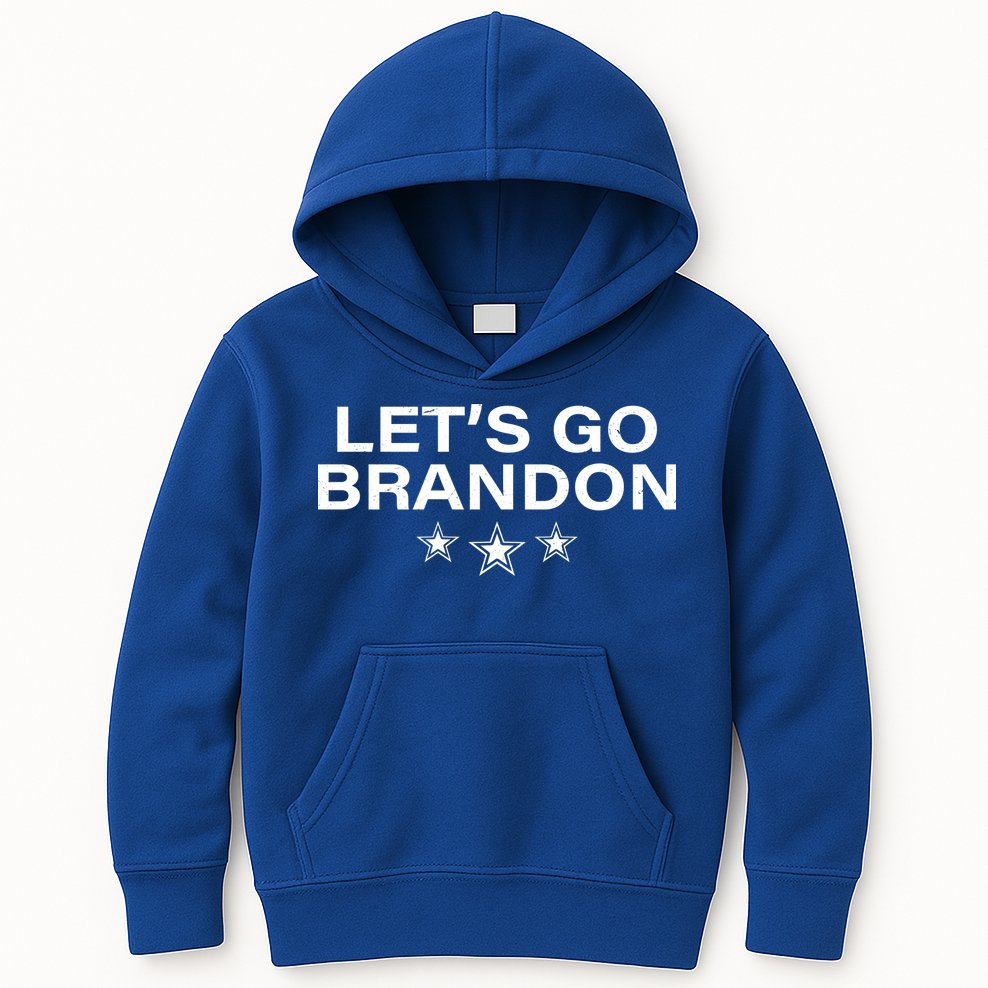 LetS Go Brandon Joe Biden Chant Impeach Biden Kids Hoodie