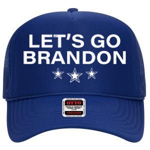 LetS Go Brandon Joe Biden Chant Impeach Biden High Crown Mesh Back Trucker Hat