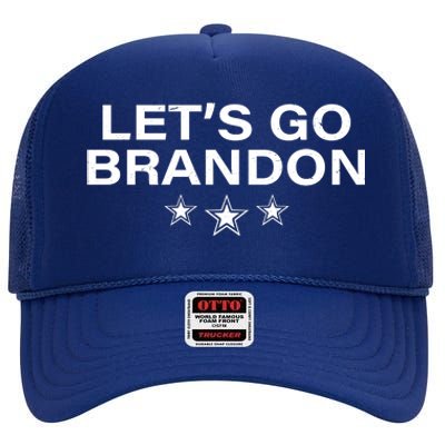 LetS Go Brandon Joe Biden Chant Impeach Biden High Crown Mesh Back Trucker Hat